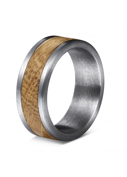  Whisky Barrel and Tungsten Ring