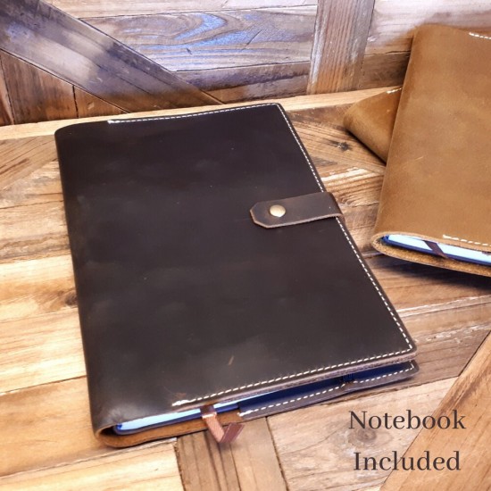 A5 Leather Cover With notebook